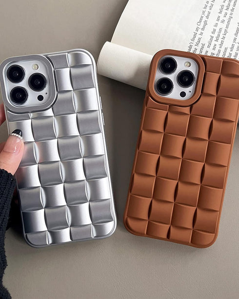Ginkgonut Compatible with iPhone 13 Pro Max Case for Women/Girls, Cute 3D Laid Design Soft Silicone Shockproof Raised