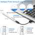 NTHJOYS 2 in 1 Rechargeable Digital Pen, Fine Point Stylus for iPhone/iPad Pro/Mini/Air/Samsung Touch Screens