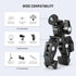 Neewer Super Clamp with Ballhead, Cold Shoe, Phone Holder, Action Camera Mount Adapter for GoPro DJI iPhone 15 Pro Max