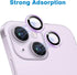 Compatible with iPhone 14 and 14 Plus Camera Lens Protector - Anti-Scratch 9H Tempered Glass, 2 Pcs