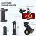 Peastrex Phone Wall Mount Holder Stand Ball Head Long Arm Drill Base 360 Degree for 3.5 to 7 in Cellphone, iPhone 14 13