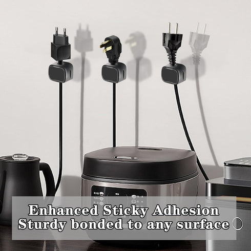 6 Pack Magnetic Cable Clip, Under Desk Cable Management, Adhesive Cord Clip Storage Box for Home Desk Phone Car Wall