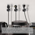 6 Pack Magnetic Cable Clip, Under Desk Cable Management, Adhesive Cord Clip Storage Box for Home Desk Phone Car Wall