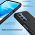 JXVM for OnePlus Nord N200 5G Case - Dual Layer Heavy Duty Protective Cover with Non-Slip Textured Back (Black)