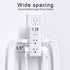 USB Multi Plug Outlet Extender, YISHU Surge Protector with Rotating Plug, 6 AC Plug Extender with 3 USB