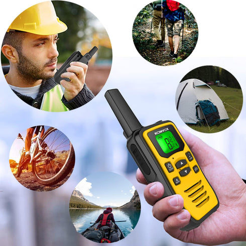 Professional Walkie Talkies for Adults, Rechargeable Long Range Two Way Radios with NOAA Weather Alert