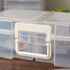 IRIS USA 4"x 6" Photo Storage Box - 2-Pack Container Keeper Organizer with 12 Cases for Pictures Crafts