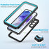 Lanhiem for Samsung Galaxy A55 5G Case - Blue IP68 Waterproof Dustproof Rugged Full Body Shockproof Phone Cover
