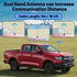 Arridioter 20.87in PL-259 Connector,66mm Mount,16.4ft RG58 Dual Band Mobile Radio Heavy Duty Whip Antenna Kit