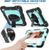 Timecity Case for iPad Mini 5th Generation, Heavy Duty Case with Screen Stand, Hand Strap, Shoulder Strap for 7.9 Inch