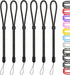 Hand Wrist Strap Lanyard, 6 Pack Adjustable Nylon Wristlet Straps for Cell Phone, Camera, GoPro, USB Drive (Black)