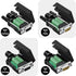 DB9 Female Breakout Connector, 9PIN Port Solderless RS232 D-SUB Serial Adapter with Screw Terminals