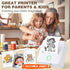 Thermal Mini Printer, Portable Inkless Sticker Maker, Bluetooth Printer for Phone, Compatible with iOS & Android