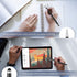ORIbox 12pcs Stylus Pen Ballpoint Pen, Universal 2 in 1 Capacitive Stylus for iPad, iPhone, Samsung, All Touch Screen