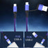 USB C Cable 6FT, 2Pack 60W 2in1 Charging Cable, Fast Charging Nylon Braided USB A/C to USB-C for iPhone 15 Pro Max, iPad