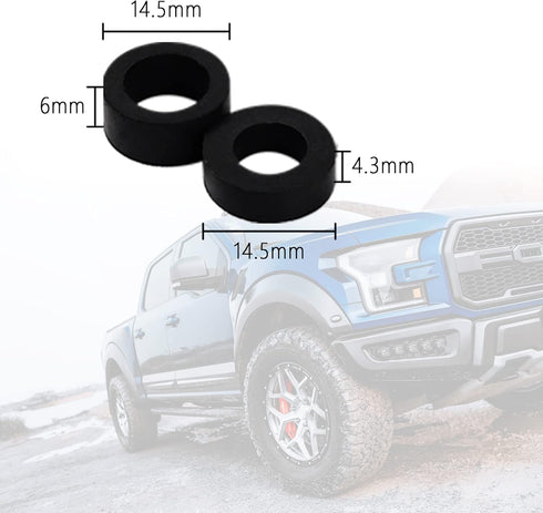 13 PCS Truck Antenna Adapter Accessories for Truck/Car Kit,11 Screws&2 Rubber Washers Replacement for Toyota,Jeep,Wrangler,Denali,Tantu,Douqi,Ford,GMC Antenna by Junecarp