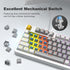 MOFII AK96 Programmable, Mechanical Gaming Keyboard, Full Keys LED Backlit Plug and Play USB A/C Wired Computer Custom