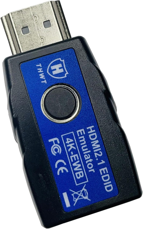 THWT HDMI 2.1 4K EDID Emulator (Model: 4K-EWB), Supports SCDC and EDID Copying