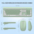 EDJO 2.4G Wireless Keyboard and Mouse Combo, Full-Size Silent Ergonomic Keyboard and Optical Mouse, Long Battery Life