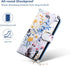 ULAK Compatible with iPhone 12 Pro Max Case with Card Holders, Durable PU Leather Flip Wristlet Stand Phone Cases for