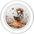 Skeleton Reading Book PopSockets PopGrip for MagSafe, Skull Reader Skeletal Librarian