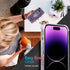 Roemary Eyes Case for iPhone 13 - Lucky Hand Design with Screen Protector, Soft TPU Protective Case