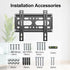 Fixed TV Wall Mount for 14-42" Flat Screen TVs, Small Wall Mount Bracket, Easy Install Low Profile