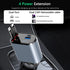 Retractable Car Charger, 4 in 1 Fast Charge Adapter 100W, Retractable Cables for iPhone & Type-C
