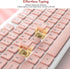 Trueque Wireless Keyboard and Mouse, Silent 2.4GHz Cordless Full Size USB Mouse Combo, Long Battery Life for Computer,