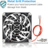 Gdstime DC 5V Brushless Cooling Fan, 80mm x 80mm x 10mm, 2PIN