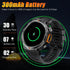 EIGIIS Military Smart Watch for Men, Tactical Rugged with Bluetooth Call, 1.45'' Big Screen Fitness Tracker,