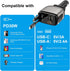 Inminxy 17/16 Retractable Car Charger Cigarette Lighter Adapter USB-C Port Compatible with iPhone Fast Charging Car