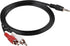 C&E 3.5mm 6 Mini to RCA Stereo Audio Cable, Feet