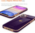 Teageo iPhone 11 Case for Women, Cute Love-Heart Luxury Bling Plating Soft Back Cover with Full Camera Protection -