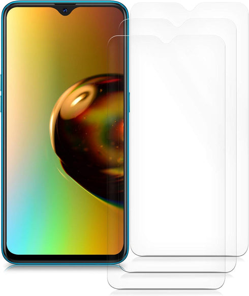 kwmobile 3X Ultra-Clear Screen Protectors for Samsung Galaxy A12, Transparent Phone Films