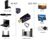 HDMI to VGA Adapter Converter with 3.5mm Audio Jack Cable 50cm VGA Female to HDMI Male Gold Plated Connector for HDTV PC Desktop Monitor Laptop Projector