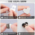 Moxweyeni 8 Pcs Cell Phone Finger Ring Adhesive Metal Phone Finger Grip Loop Stand Heart Grip Holder Charm Hook for DIY