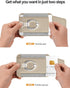6-Card 17/16/15/14/13/12 ExtreLife For Magsafe Wallet with Grip, Holder, Stronger Magnetic Card Wallet Holder