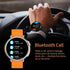 Smart Watch, Military Smartwatch IP68 Waterproof, Silicone Strap, for Android iOS, Fitness Watch with Heart Rate