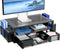 Simple Trending 2 Tier Metal Monitor Stand, Computer Desk Organizer with Drawer and Pen Holder for Laptop, Computer,