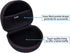 Headphone Case for Audio-Technica ATH-M30X / ATH-M50X / ATH-M40X / ATH-M50xBT2 / ATH-M50xBT2DS Headphones - Hard Travel Carrying Protective Storage Bag(Black+Black)