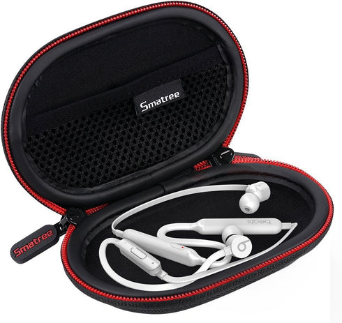 Smatree Hard Case for BeatsX, Beats Flex, Powerbeats2, Powerbeats3 Earphones, Portable Storage Bag (Black)