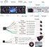 Dykucic MP3 7-Color Single Din Car Stereo with Touchscreen Bluetooth, Player Supports Steering Wheel Control, USB/SD/FM