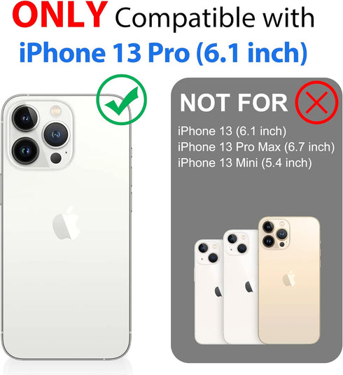 SPORTLINK for iPhone 13 Pro Waterproof Case - Full Body Shockproof Dustproof Phone Screen Protector Rugged Case for