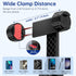 SYNCWIRE Tripod Phone Mount, Universal Smartphone Mount Adapter with 2 Cold Shoe and 1/4" Screw, Adjustable Cell Phone