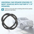 6X9 Inch Universal Plastic Vehicle Speaker Spacer Ring Adapter, 1 Pair Car Speaker Mounting Bracket