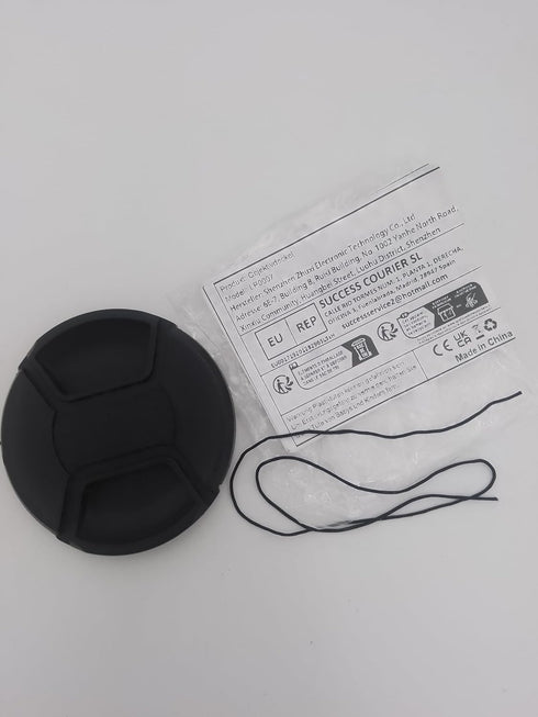 Universal Center Pinch Snap-on Front Lens Cap 40.5mm to 82mm for Canon Nikon Sony Pentax Olympus Cameras