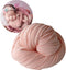 Zeroest Newborn Photography Stretch Wrap for Boy Girl Baby, Photography Props Baby Photo Prop Blanket (Light Orange)