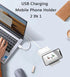 Charging Stand for iPhone 15 Pro, USB Hub 4Port 5FT with Phone Holder, Compatible with iPhone 15/14/13/12/11