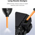 K&F Concept Lens Air Blower, Rubber Bulb Dust Blower Cleaner with Long Nozzle for Cell Phone, Tablet, Camera